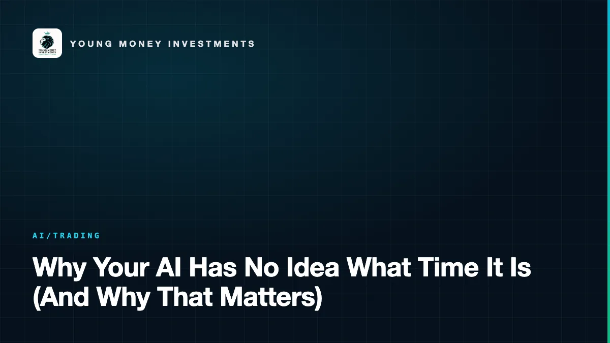 Why Your AI Has No Idea What Time It Is (And Why That Matters)