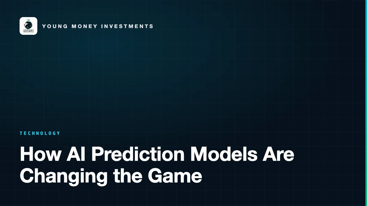 How AI Prediction Models Are Changing the Game